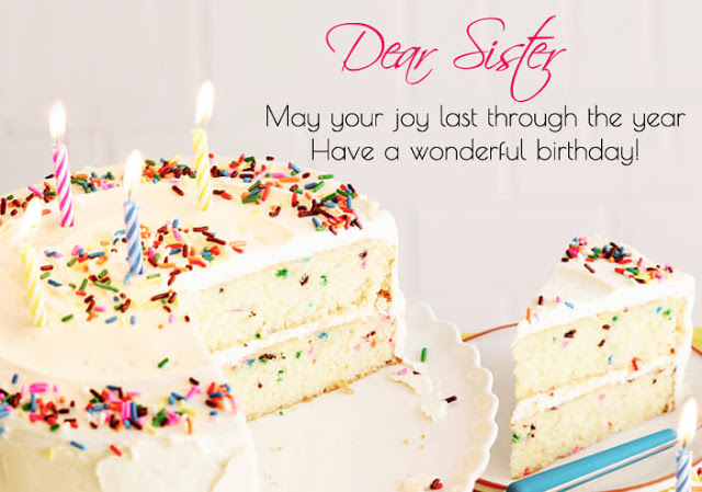 Happy Birthday Sister : Wishes, Messages, Cake Images, Quotes - The