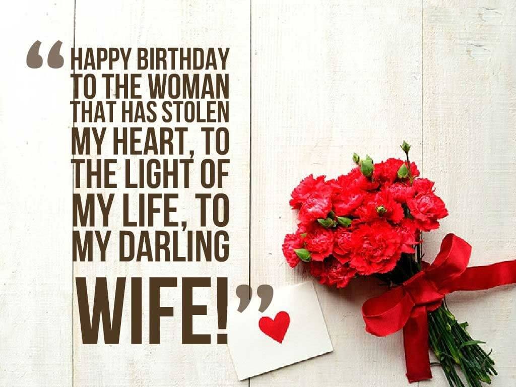 Happy birthday wife