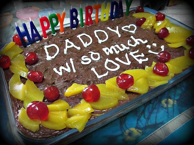 Happy Birthday Chocolate Cake Dad