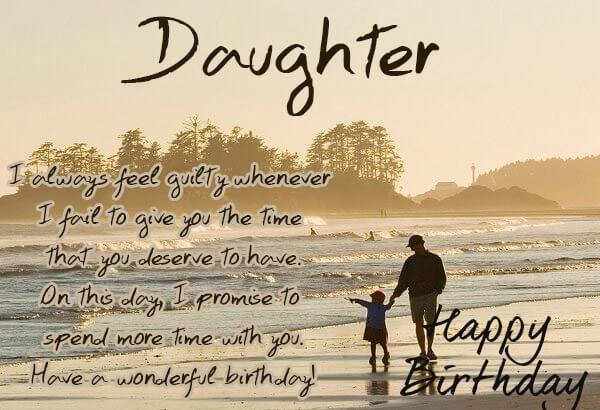 Happy Birthday Wishes Daughter from Dad