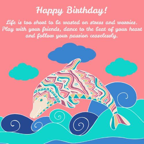 Happy Birthday Wishes for Girlfriend Fish