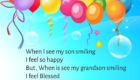 Happy Birthday Balloon Wishes for Grandson