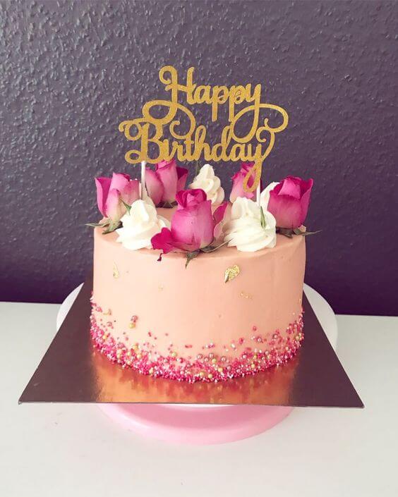 Happy Birthday on Cake