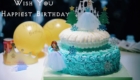Happy Birthday Wife Cake with Doll