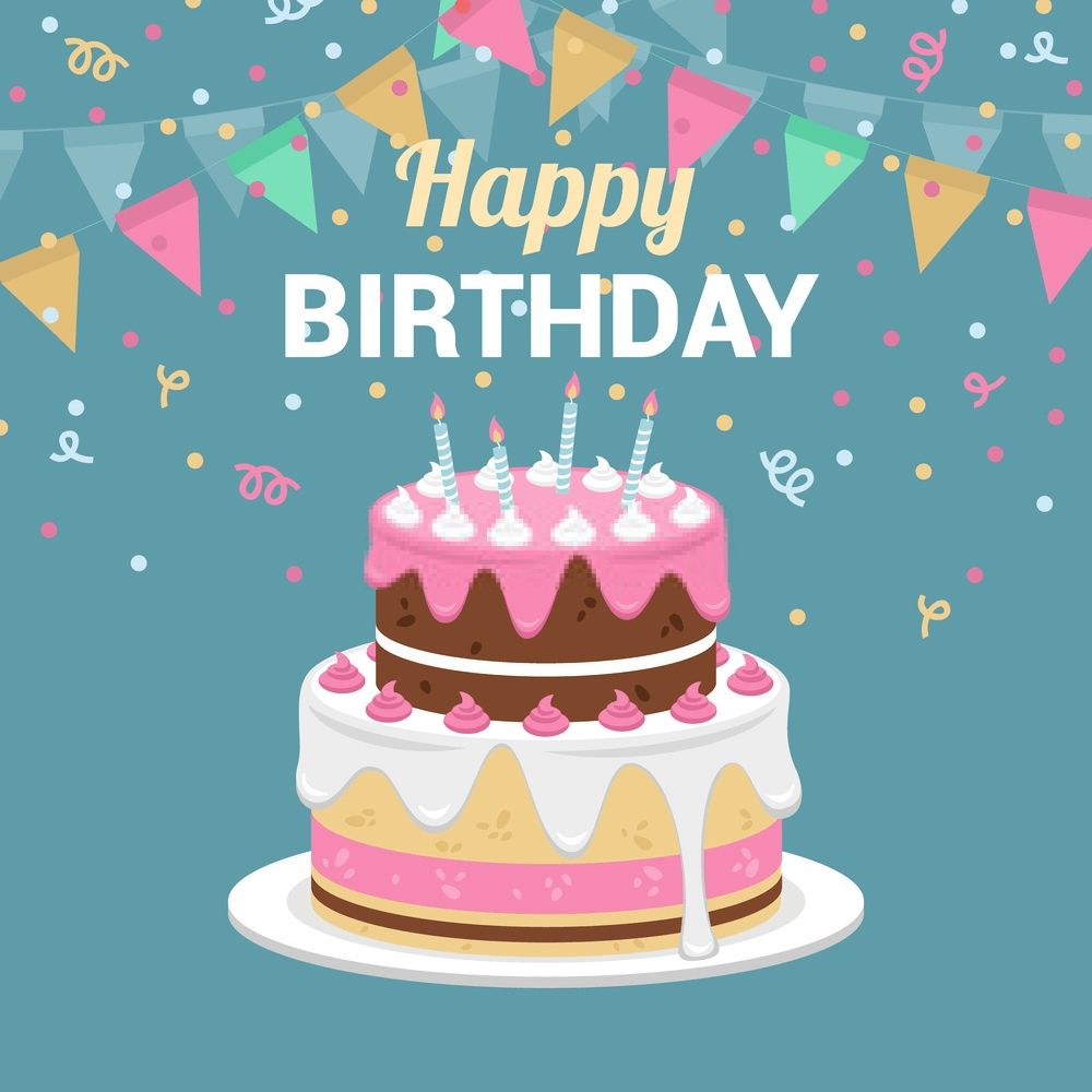 Happy Birthday Wishes Cake