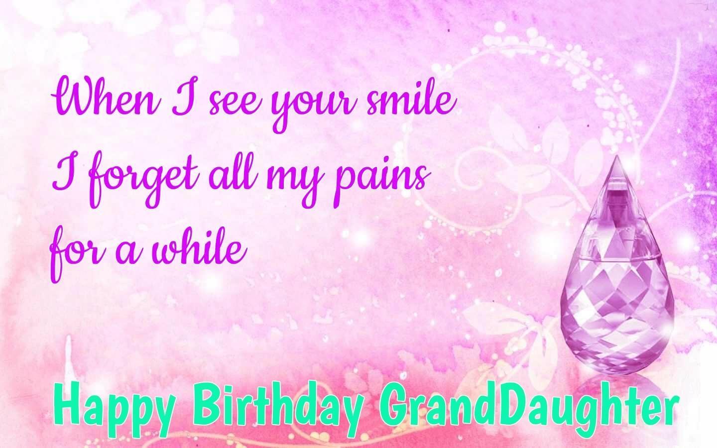 Happy Birthday Wishes for Granddaughter