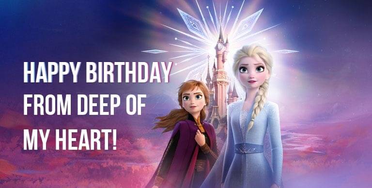 Frozen Happy Birthday Wishes Anna
