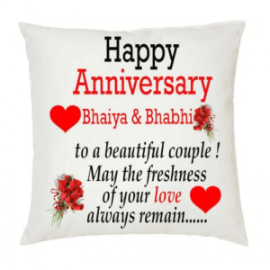 Поздравления с годовщиной для Бхайи и Бхабхи Ред Роуз