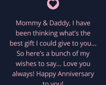 Happy Anniversary Wishes For Mom & Dad