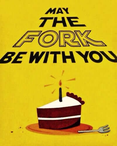 Star Wars Happy Birthday Wishes Pudding