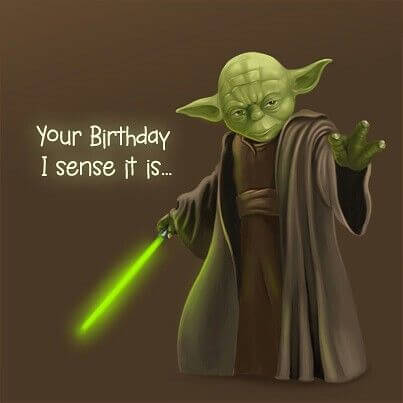 Star Wars Happy Birthday Wishes Sense.