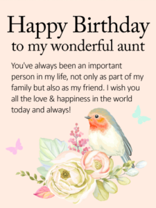 Happy Birthday Aunt - Wishes, Quotes, Messages, Cake & Images - The