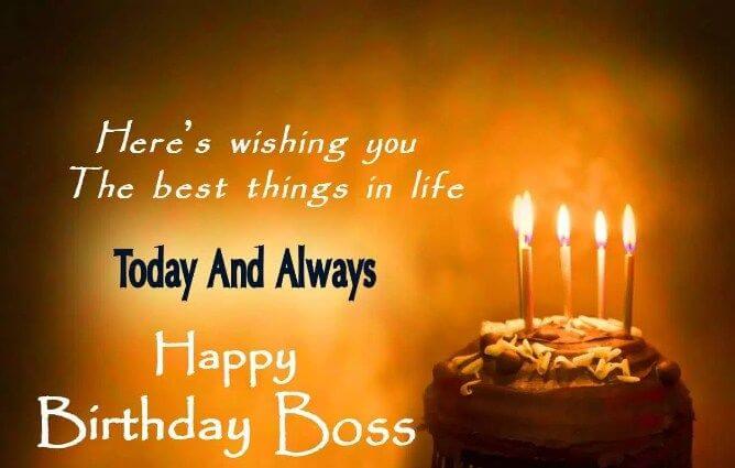 Happy Birthday Wishes For Boss Cake