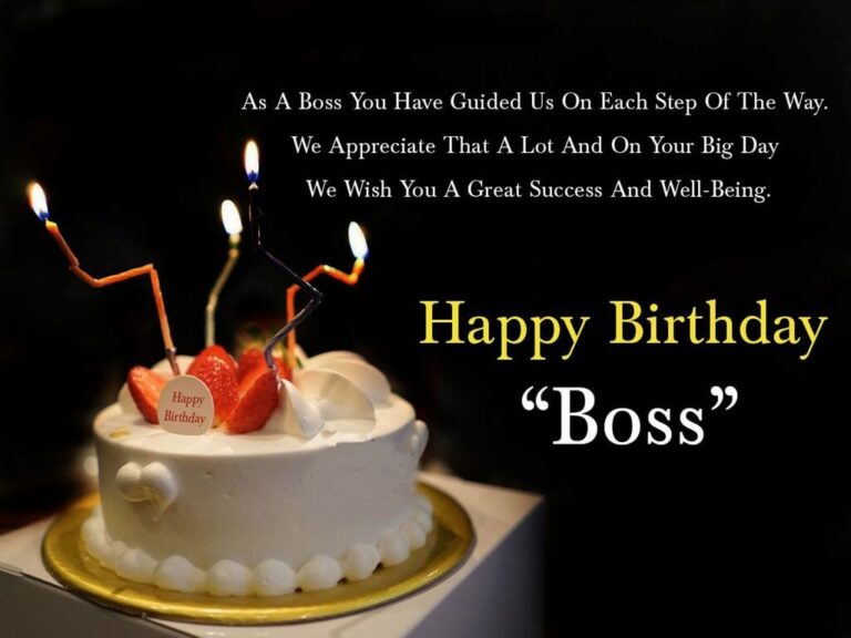 90 Happy Birthday Wishes For Boss Quotes Messages Cards Status