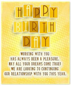 70+ Happy Birthday Wishes For Client - Quotes, Messages, Images, Cards ...