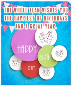 50+ Happy Birthday Wishes For Employee - Messages, Quotes, Greeting ...