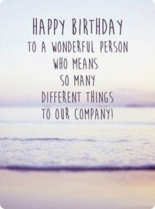 50+ Happy Birthday Wishes For Employee - Messages, Quotes, Greeting ...