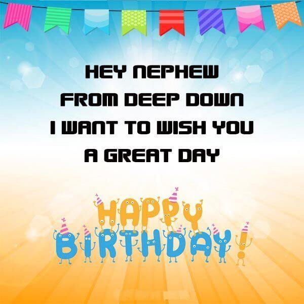 Happy Birthday Wishes for Nephew Party