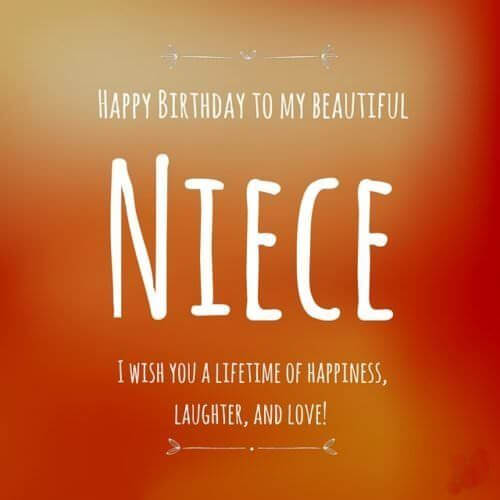 Happy Birthday Wishes for Niece Greeting Card