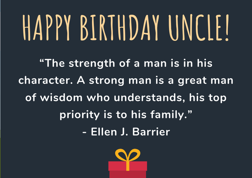 Happy Birthday Wishes for Uncle