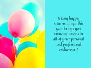 70+ Professional Birthday Wishes - Formal Quotes, Cards, Messages ...