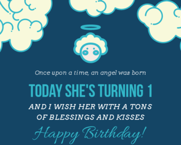 Happy 1st Birthday Girl Wishes