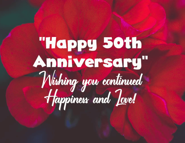 50th Anniversary Wishes Quotes