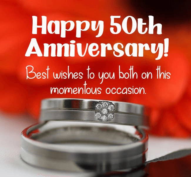 50th Wedding Anniversary Wishes