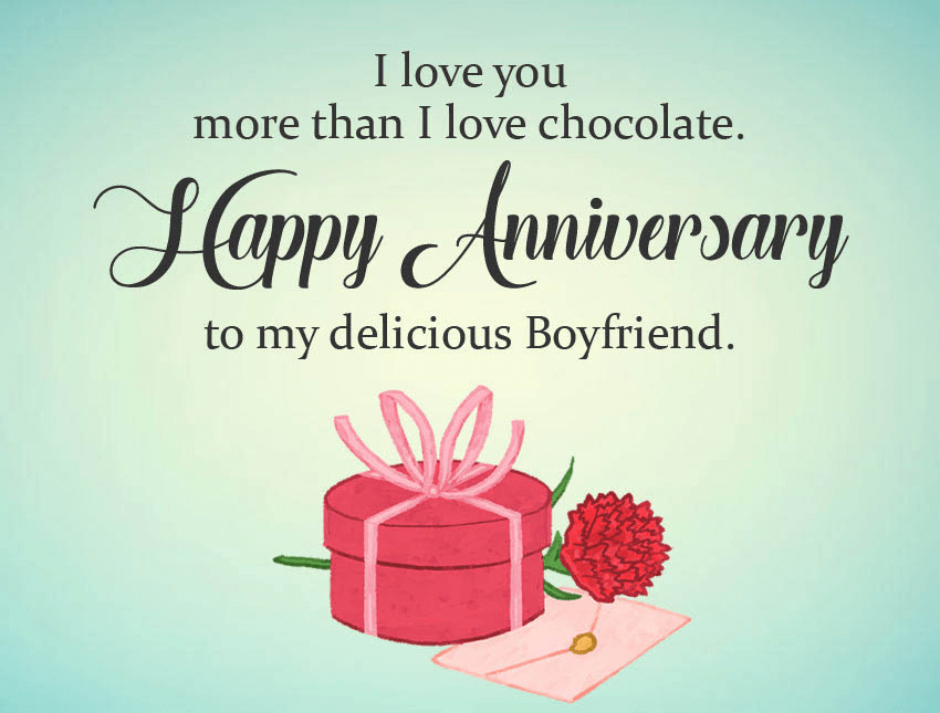 Anniversary wishes for boyfriend