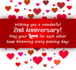 2nd Anniversary Wishes, Messages, Quotes, Greeting Cards and Images ...