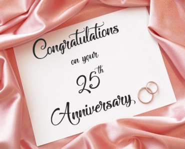 25th Wedding Anniversary Wishes – Images, Quotes and Messages