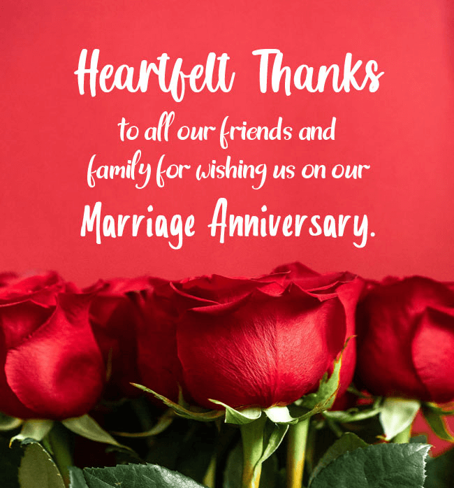 50+ Thank You Messages For Anniversary Wishes Images, Greetings