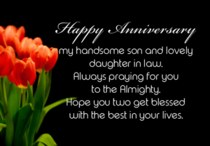 90+ Anniversary Wishes For Son And Daughter In Law - Messages, Images ...