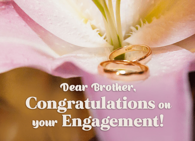 81+ Engagement Wishes For Brother - Images, Quotes, Messages and Wishes ...
