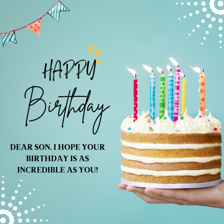 90+ Happy Birthday My Son Wishes, Images, Quotes And Messages The
