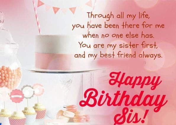70+ Birthday Wishes For Elder Sister : Images, Quotes, Messages And ...