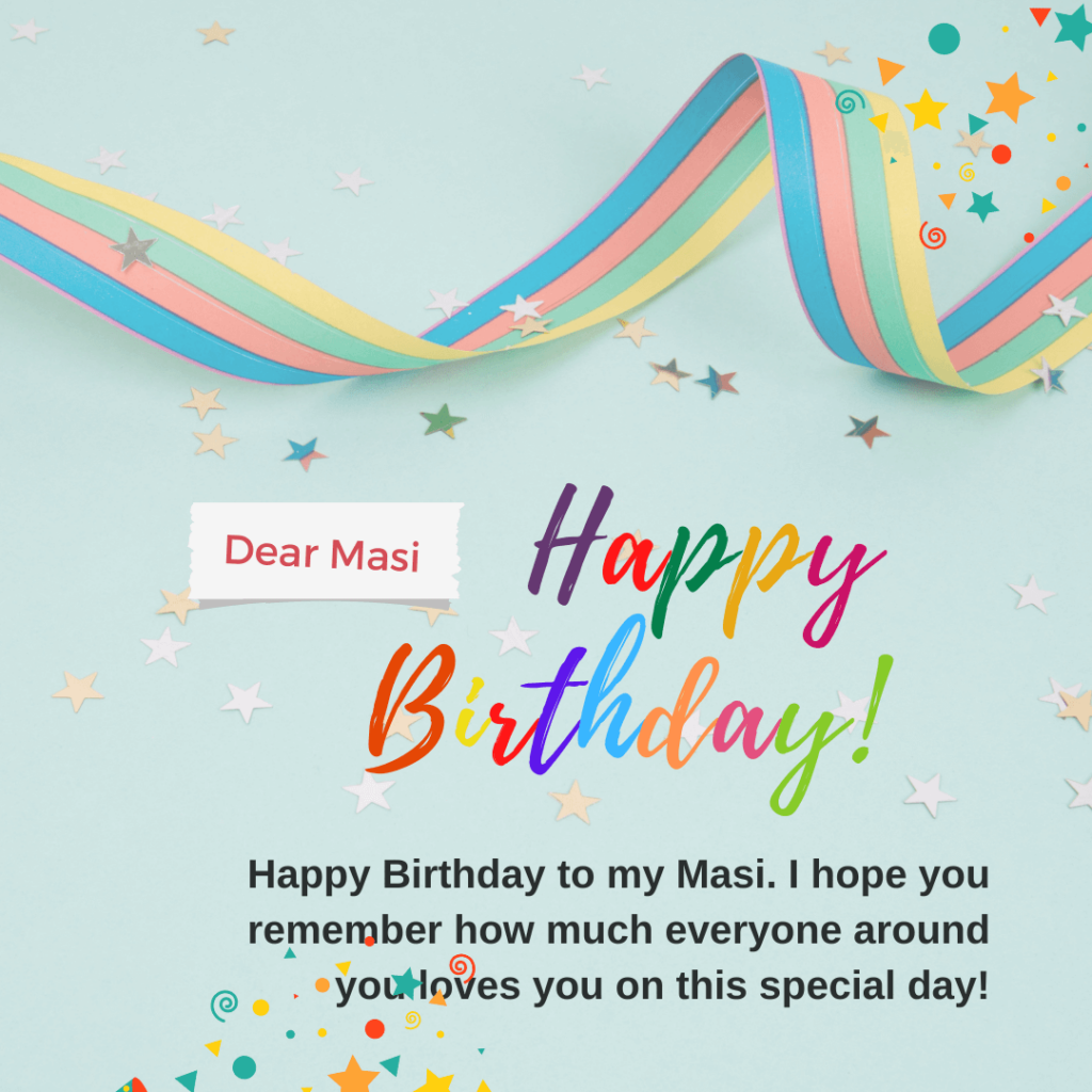 Birthday Messages And Quotes For Masi 
