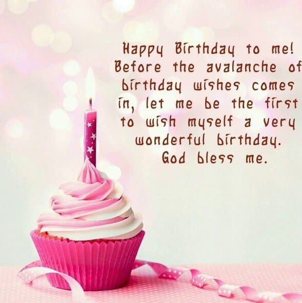 Birthday Wishes For Myself Thanking God 