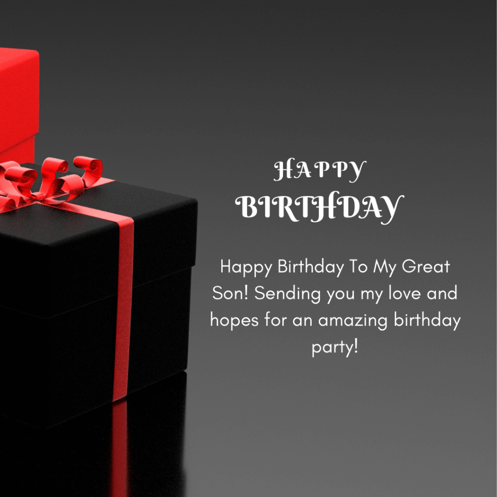 Birthday gift messages and quotes for son 