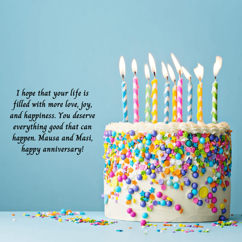 Cake Anniversary Wishes For Masi 