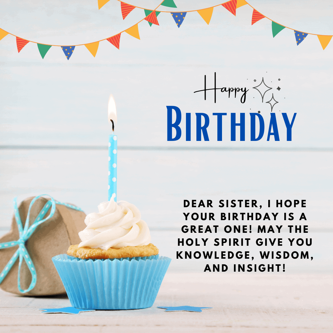 86+ Christian Birthday Wishes For Sister : Messages, Quotes, Card ...