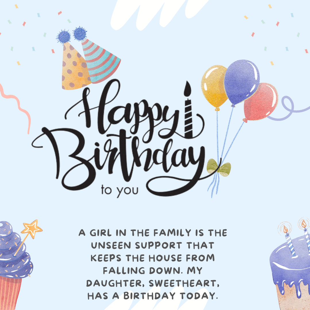 87+ Christian Birthday Wishes For Daughter : Messages, Quotes, Card ...