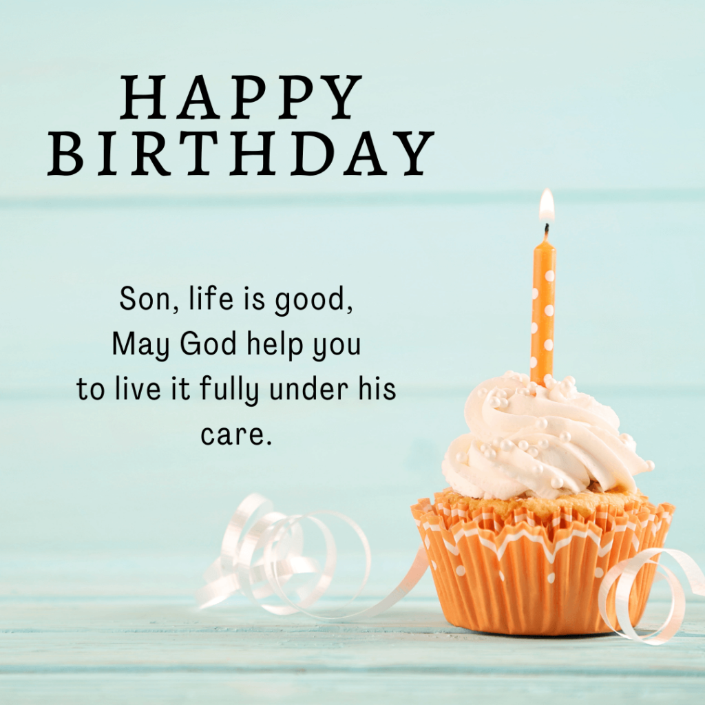 Christian Blessing Cake Birthday Wishes For Son From Mother 