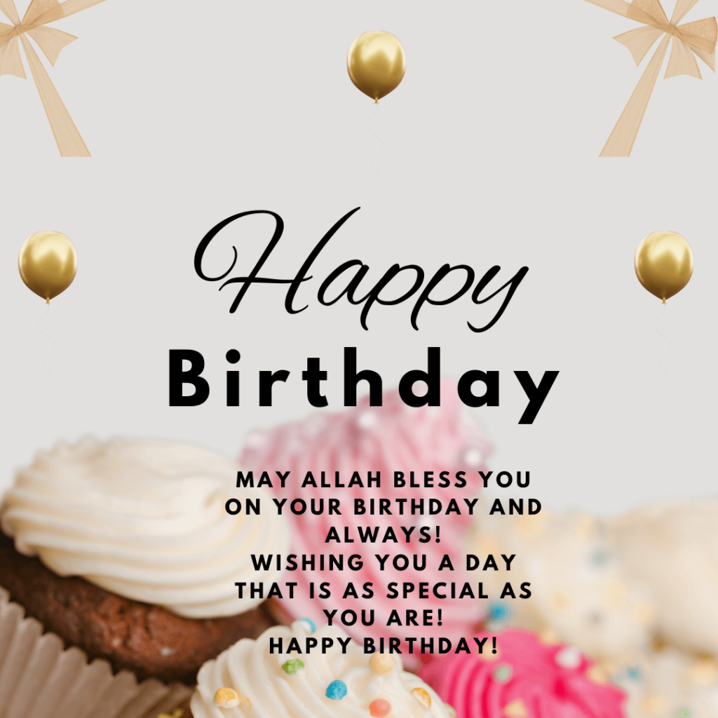 Islamic birthday messages and quotes 
