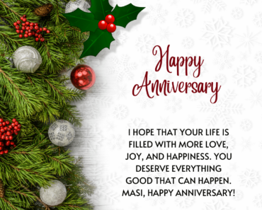 70+ Anniversary Wishes For Masi : Messages, Quotes, Card, Status And Images