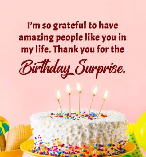 short thank you message for birthday wishes 