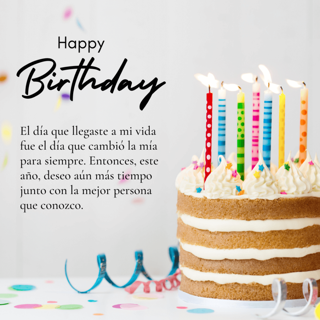 Happy Birthday Cake Quotes And Messages In Spanish