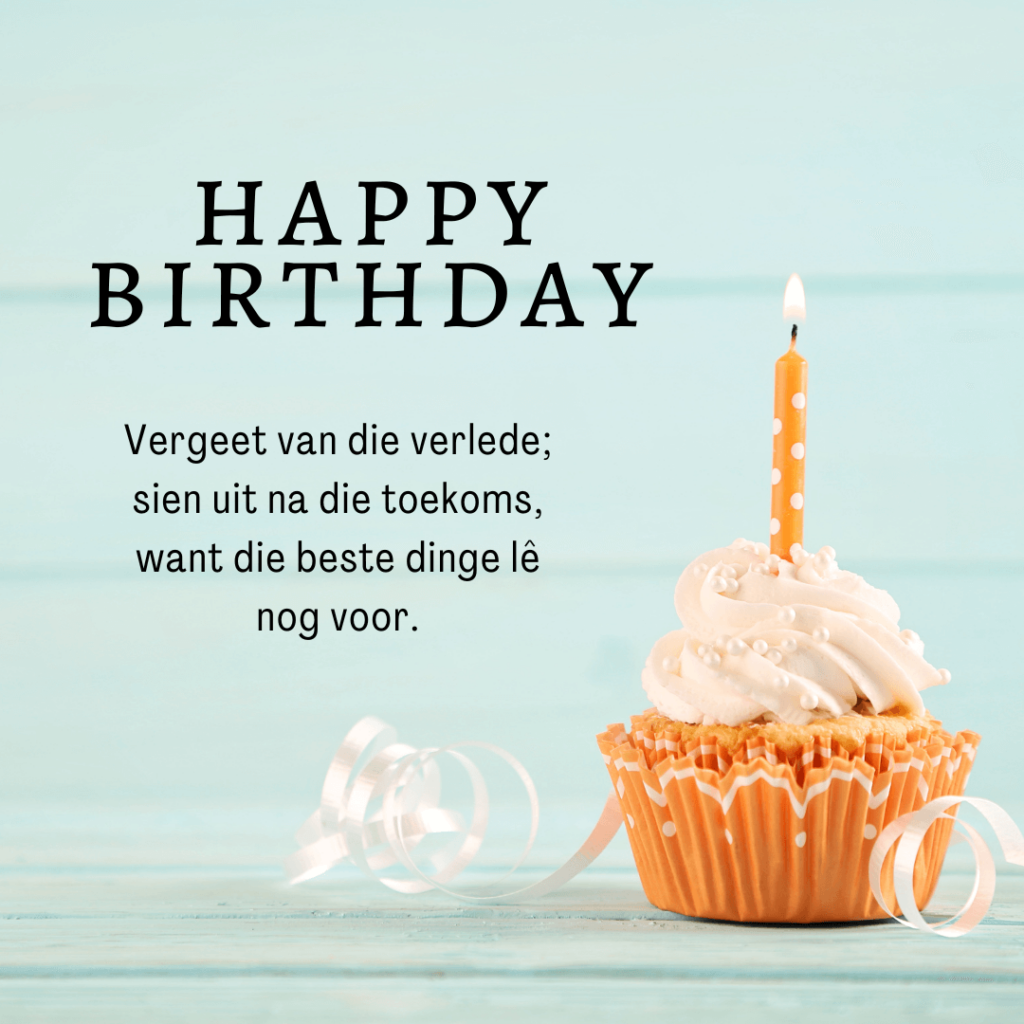 Birthday Wishes And Card In Afrikaans Language 