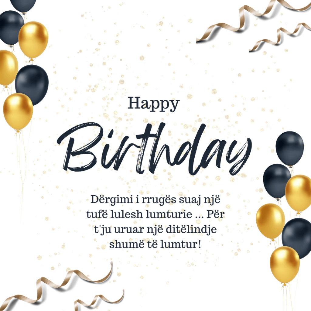 Albanian Birthday Quotes And Messages 