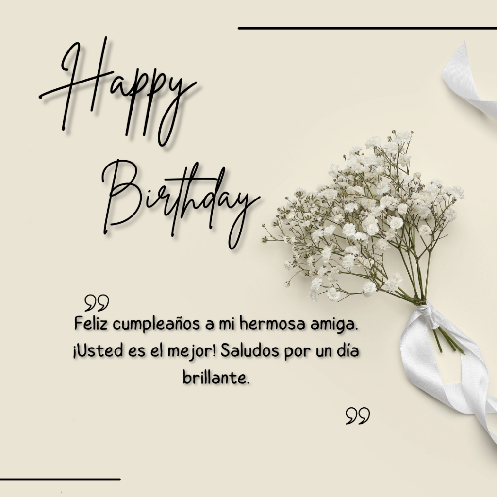 Happy Birthday Messages In Spanish